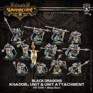 black dragons khador unit and unit attachment